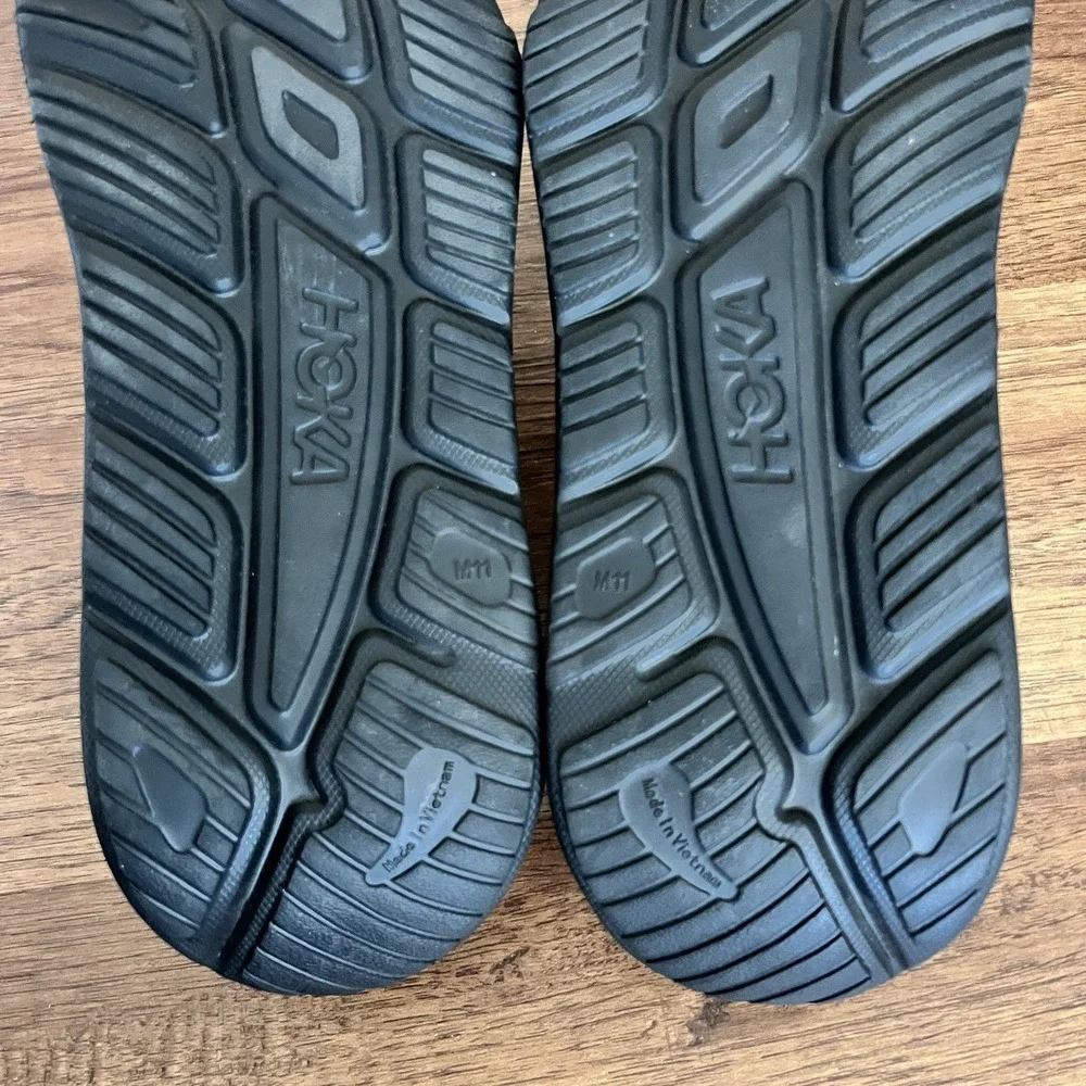 HOKA Ora Athletic Slide Black/White Men Size 11 Orthopedic Recovery Sandal